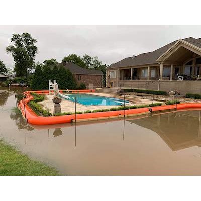 Inflatable Water Filled Flood Barrier